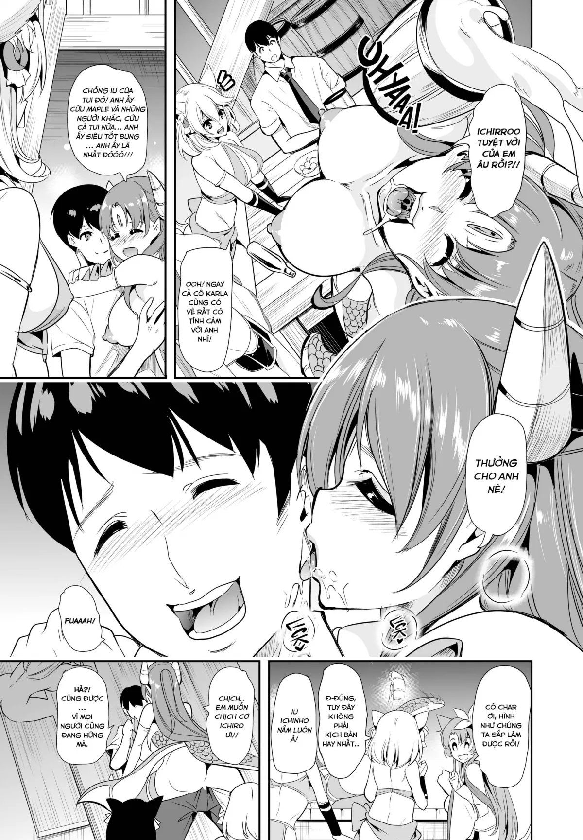 HentaiVN.net - Ảnh 10 - Dàn Harem tại dị giới [My harem in another world] - Chap 3(A)
