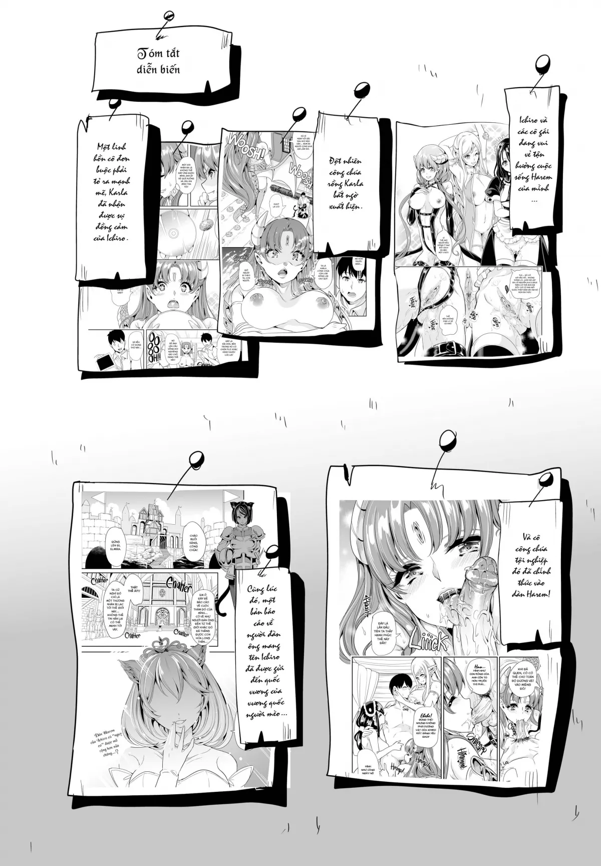 HentaiVN.net - Ảnh 4 - Dàn Harem tại dị giới [My harem in another world] - Chap 3(A)