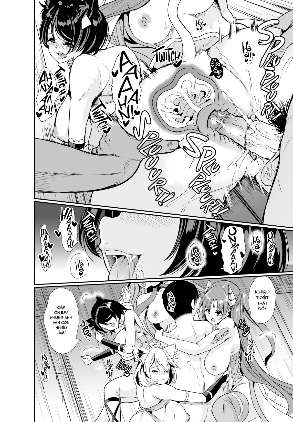 HentaiVN.net - Ảnh 21 - Dàn Harem tại dị giới [My harem in another world] - Chap 3(B)