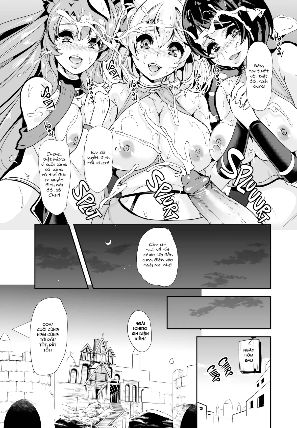 HentaiVN.net - Ảnh 23 - Dàn Harem tại dị giới [My harem in another world] - Chap 3(B)