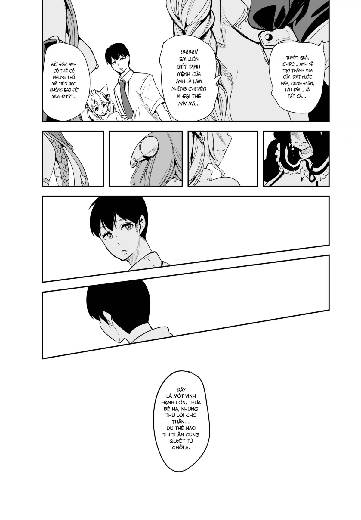 HentaiVN.net - Ảnh 25 - Dàn Harem tại dị giới [My harem in another world] - Chap 3(B)