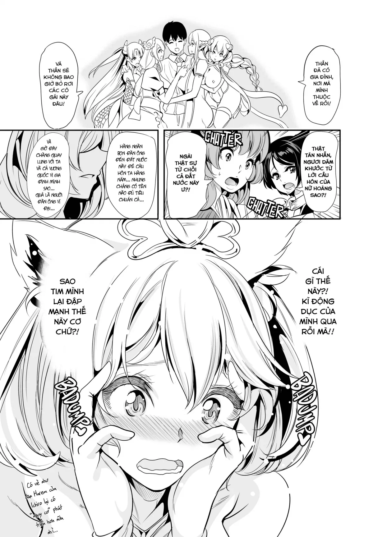 HentaiVN.net - Ảnh 26 - Dàn Harem tại dị giới [My harem in another world] - Chap 3(B)
