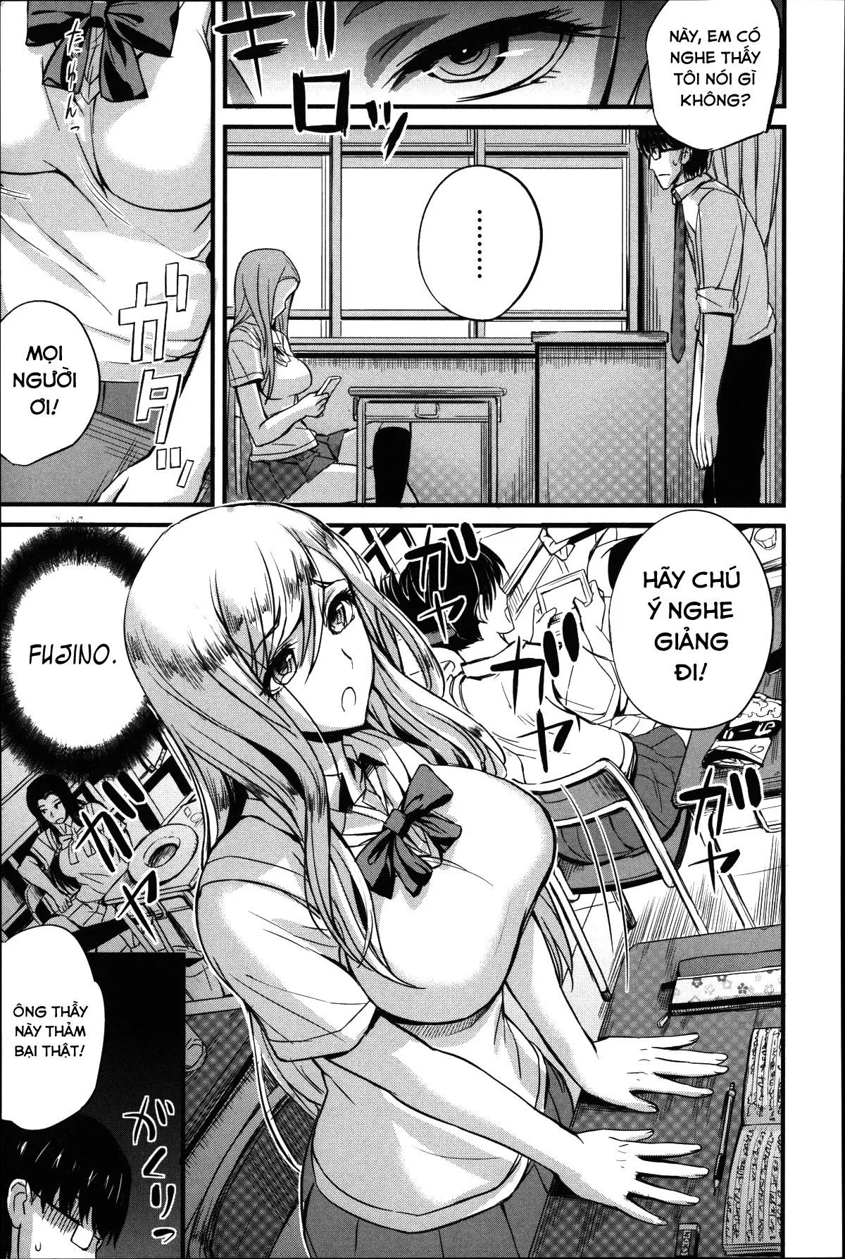 HentaiVN.net - Ảnh 5 - Ông thầy nô lệ [Dorei Sensei] - Chap 1