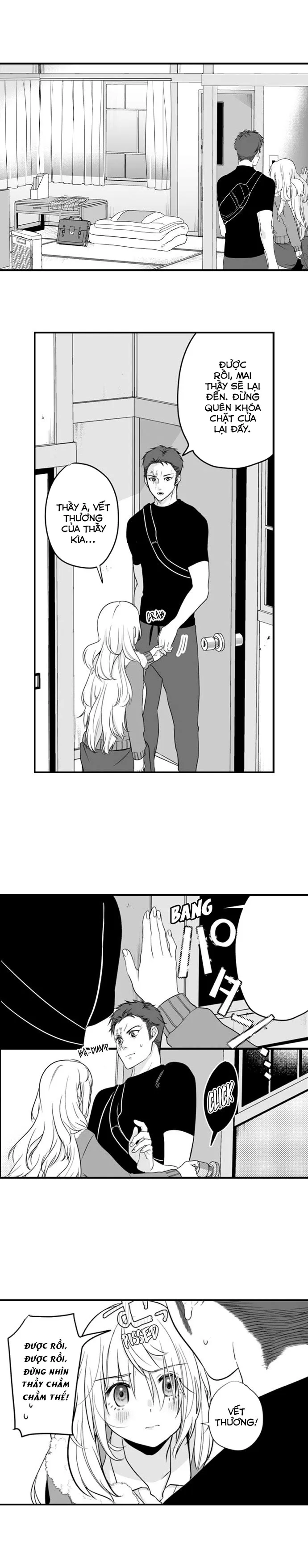 HentaiVN.net - Ảnh 10 - Em muốn làm con mồi của anh [Ookami-san wa Taberaretai ; オオカミさんは食べられたい～不器用女子とヘタレ教師] - Chapter 1: Lên sóng