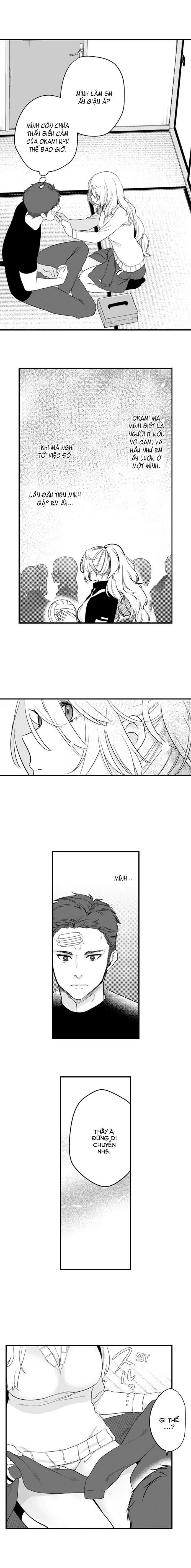 HentaiVN.net - Ảnh 11 - Em muốn làm con mồi của anh [Ookami-san wa Taberaretai ; オオカミさんは食べられたい～不器用女子とヘタレ教師] - Chapter 1: Lên sóng