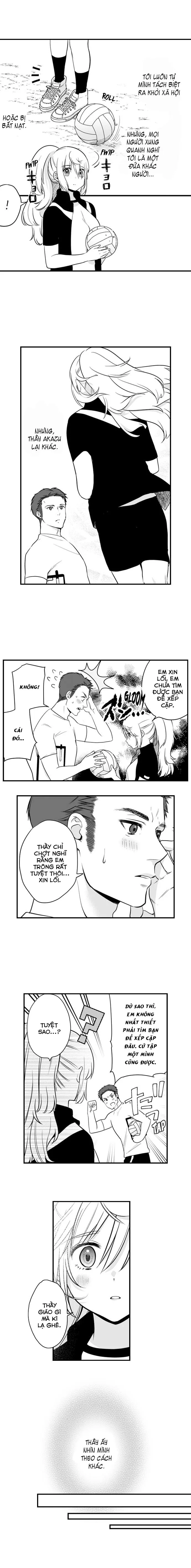 HentaiVN.net - Ảnh 5 - Em muốn làm con mồi của anh [Ookami-san wa Taberaretai ; オオカミさんは食べられたい～不器用女子とヘタレ教師] - Chapter 2: Liểu lĩnh