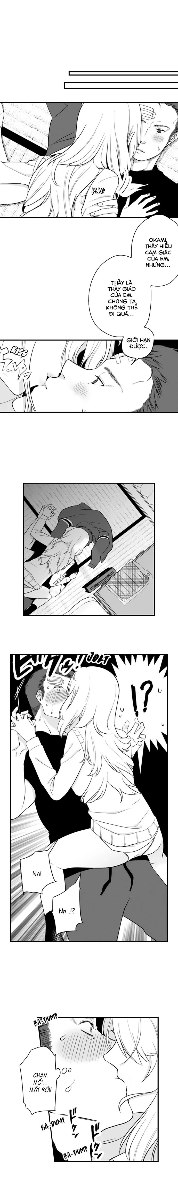 HentaiVN.net - Ảnh 6 - Em muốn làm con mồi của anh [Ookami-san wa Taberaretai ; オオカミさんは食べられたい～不器用女子とヘタレ教師] - Chapter 2: Liểu lĩnh