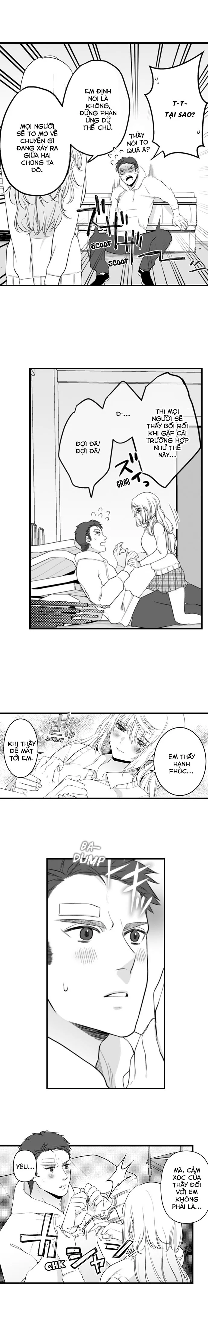 HentaiVN.net - Ảnh 9 - Em muốn làm con mồi của anh [Ookami-san wa Taberaretai ; オオカミさんは食べられたい～不器用女子とヘタレ教師] - Chapter 4: Rằng buộc