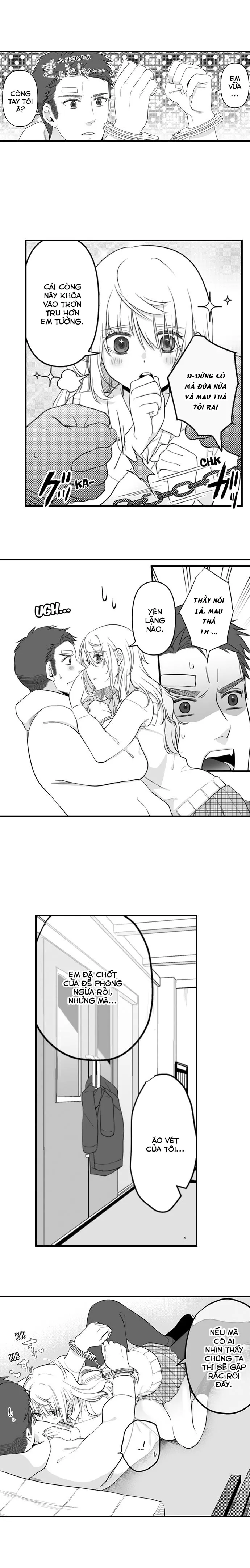 HentaiVN.net - Ảnh 10 - Em muốn làm con mồi của anh [Ookami-san wa Taberaretai ; オオカミさんは食べられたい～不器用女子とヘタレ教師] - Chapter 4: Rằng buộc