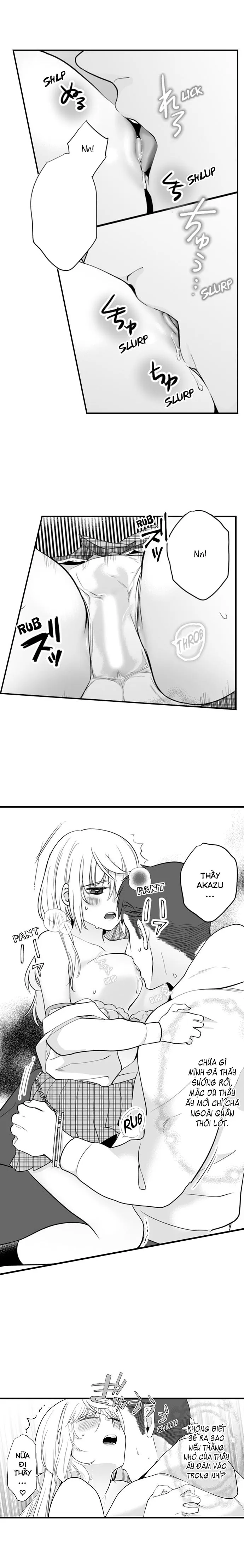 HentaiVN.net - Ảnh 9 - Em muốn làm con mồi của anh [Ookami-san wa Taberaretai ; オオカミさんは食べられたい～不器用女子とヘタレ教師] - Chapter 5: Vượt rào