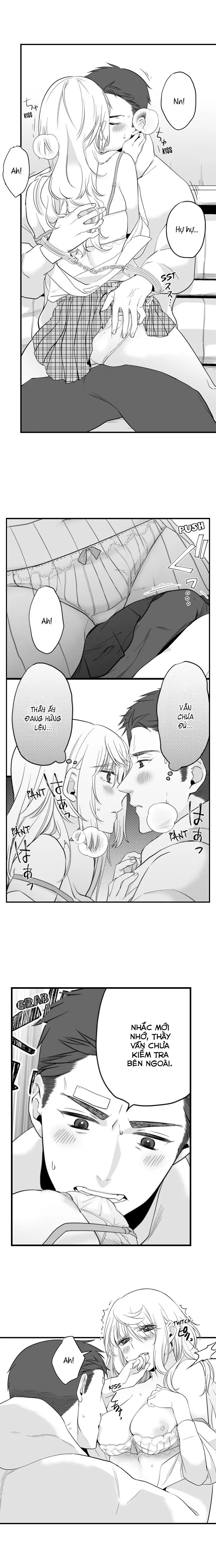 HentaiVN.net - Ảnh 8 - Em muốn làm con mồi của anh [Ookami-san wa Taberaretai ; オオカミさんは食べられたい～不器用女子とヘタレ教師] - Chapter 5: Vượt rào