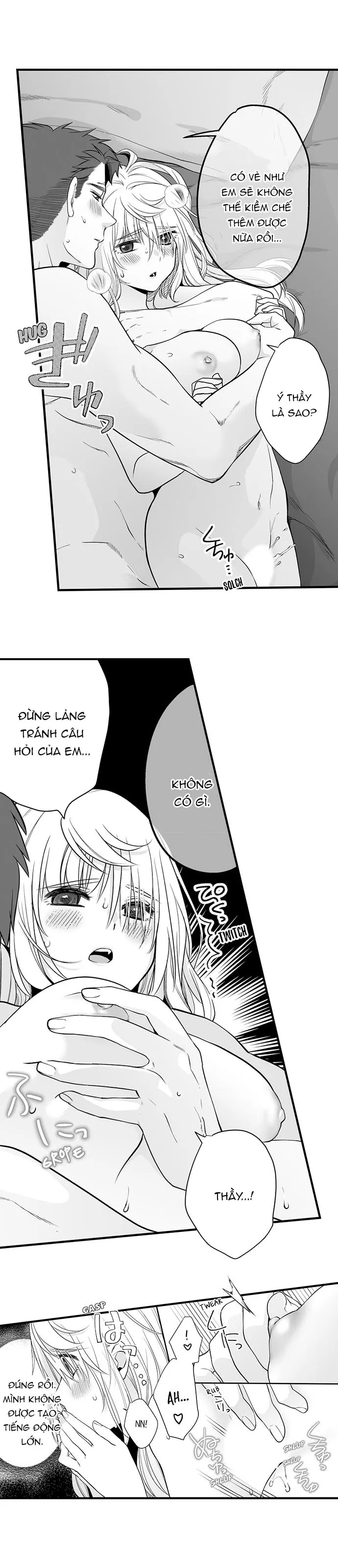 HentaiVN.net - Ảnh 10 - Em muốn làm con mồi của anh [Ookami-san wa Taberaretai ; オオカミさんは食べられたい～不器用女子とヘタレ教師] - Chapter 8: Mưa lớn