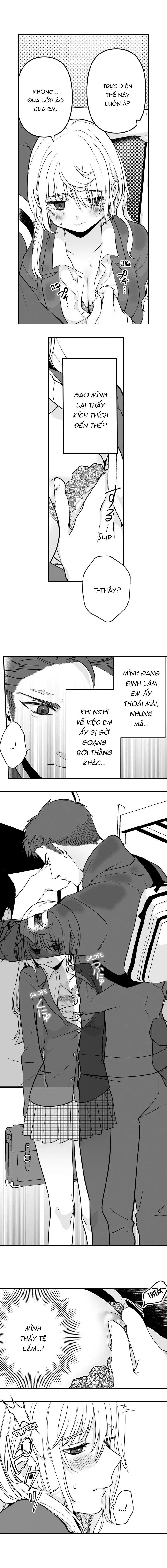 HentaiVN.net - Ảnh 10 - Em muốn làm con mồi của anh [Ookami-san wa Taberaretai ; オオカミさんは食べられたい～不器用女子とヘタレ教師] - Chapter 10: Biến thái