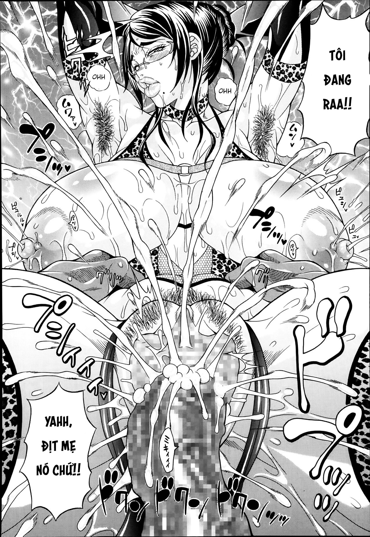 HentaiVN.net - Ảnh 22 - Quý cô Rinko chín chắn và cực kì quyến rũ [Bijukujo Rinko ~Kuro Kyo Chinpo Hen~] - Oneshot