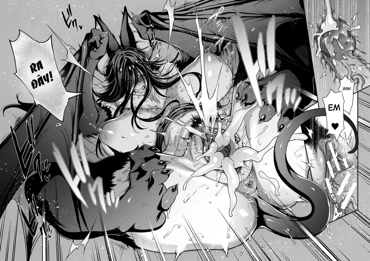 HentaiVN.net - Ảnh 20 - Vợ tôi là yêu nữ nghiện game! [Kemonokko Tsuushin ~Koumori Musume Vivi~ /けものっ娘通信～蝙蝠娘ビビ～] - Oneshot cuối cùng