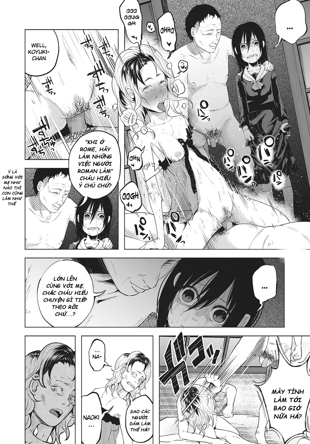 HentaiVN.net - Ảnh 14 - Ước mơ được tới trường của koyuki [An An Unhappy] - Oneshot
