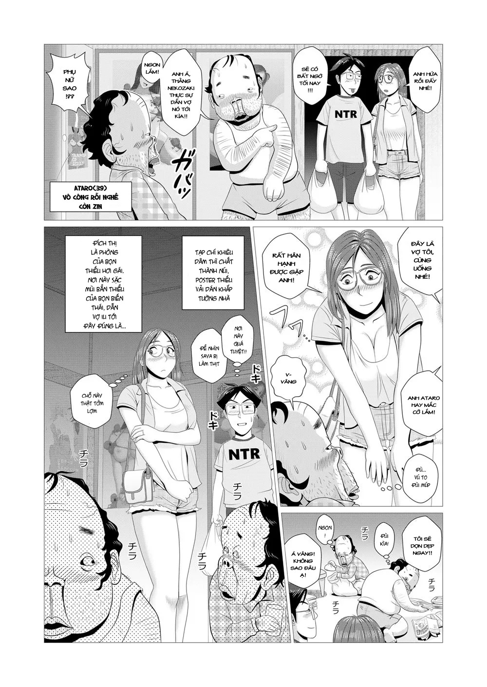 HentaiVN.net - Ảnh 6 - Tôi Hạnh Phúc Khi Bị Cắm Sừng [HAPPY CUCKOLD HUSBAND] - Chap 1-Saya và 2 ông chú còn zin