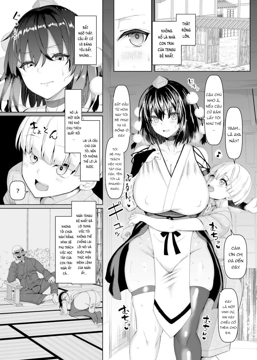 HentaiVN.net - Ảnh 3 - Seishori Gangu no Mucchiri Tengu (Touhou Project) - Oneshot