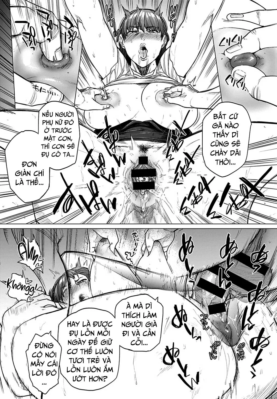HentaiVN.net - Ảnh 25 - Cắm trại cùng mẹ kế [Saezuri; Chirping] - Oneshot