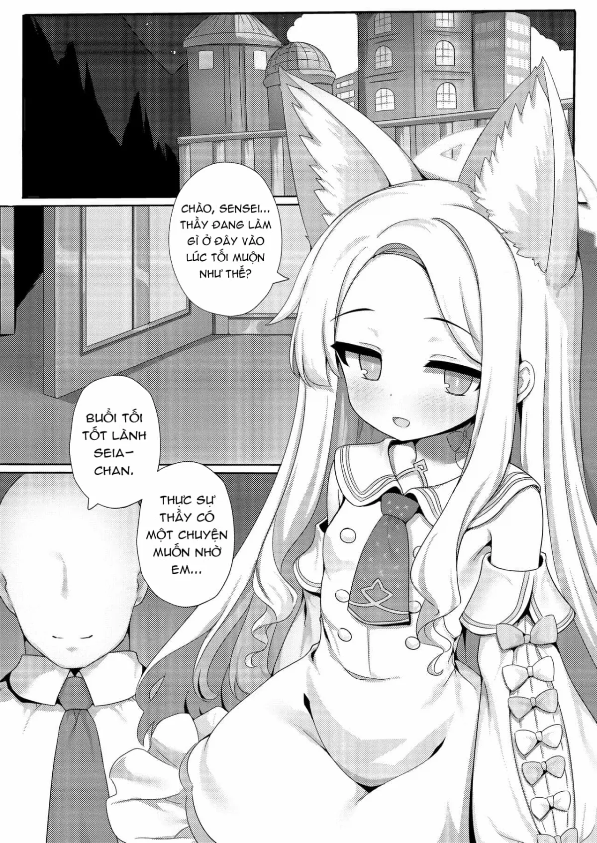 HentaiVN.net - Ảnh 4 - Nè, Sensei... Hôm nay cũng làm chứ? [Hello, Sensei... Are We Doing It Today? ; Yaa, Sensei... Kyou mo Suru Kai?] - Oneshot