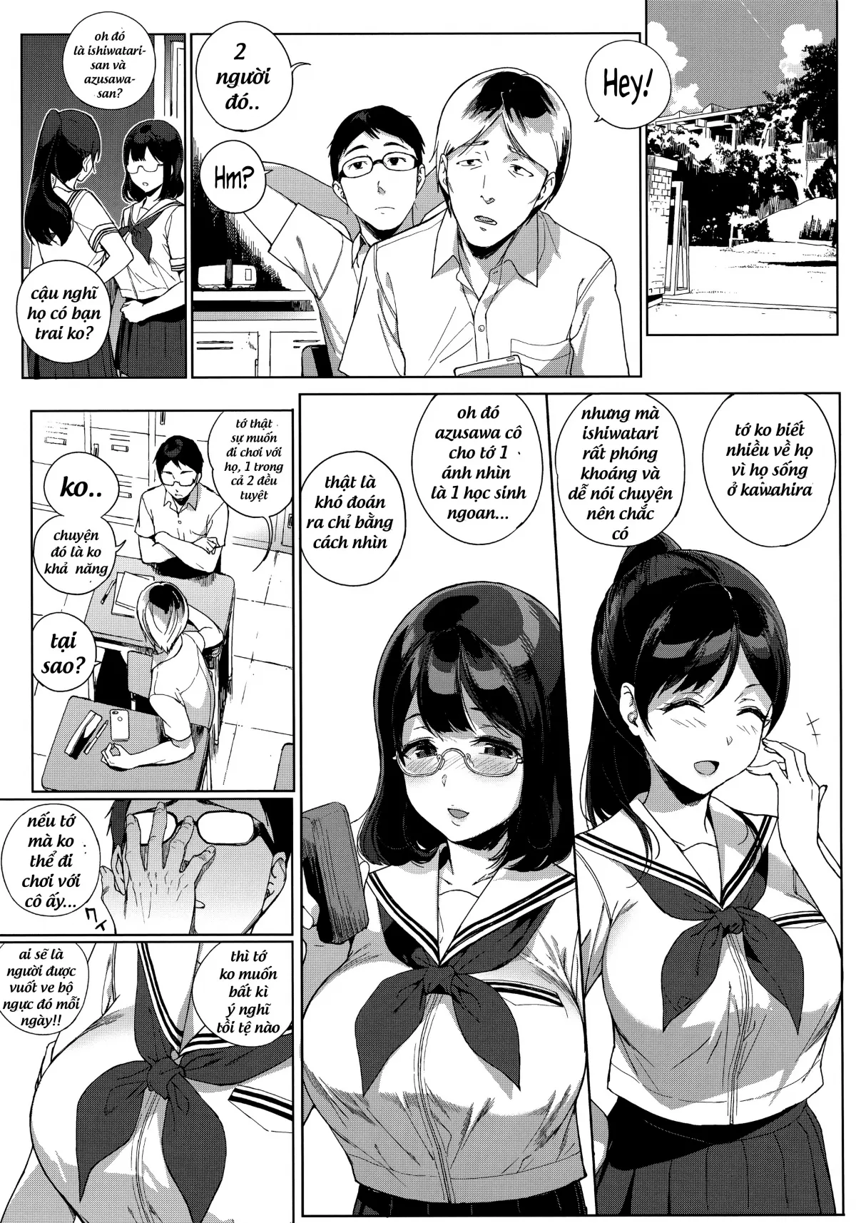 HentaiVN.net - Ảnh 4 - Houkago no Yuutousei - Chap 2