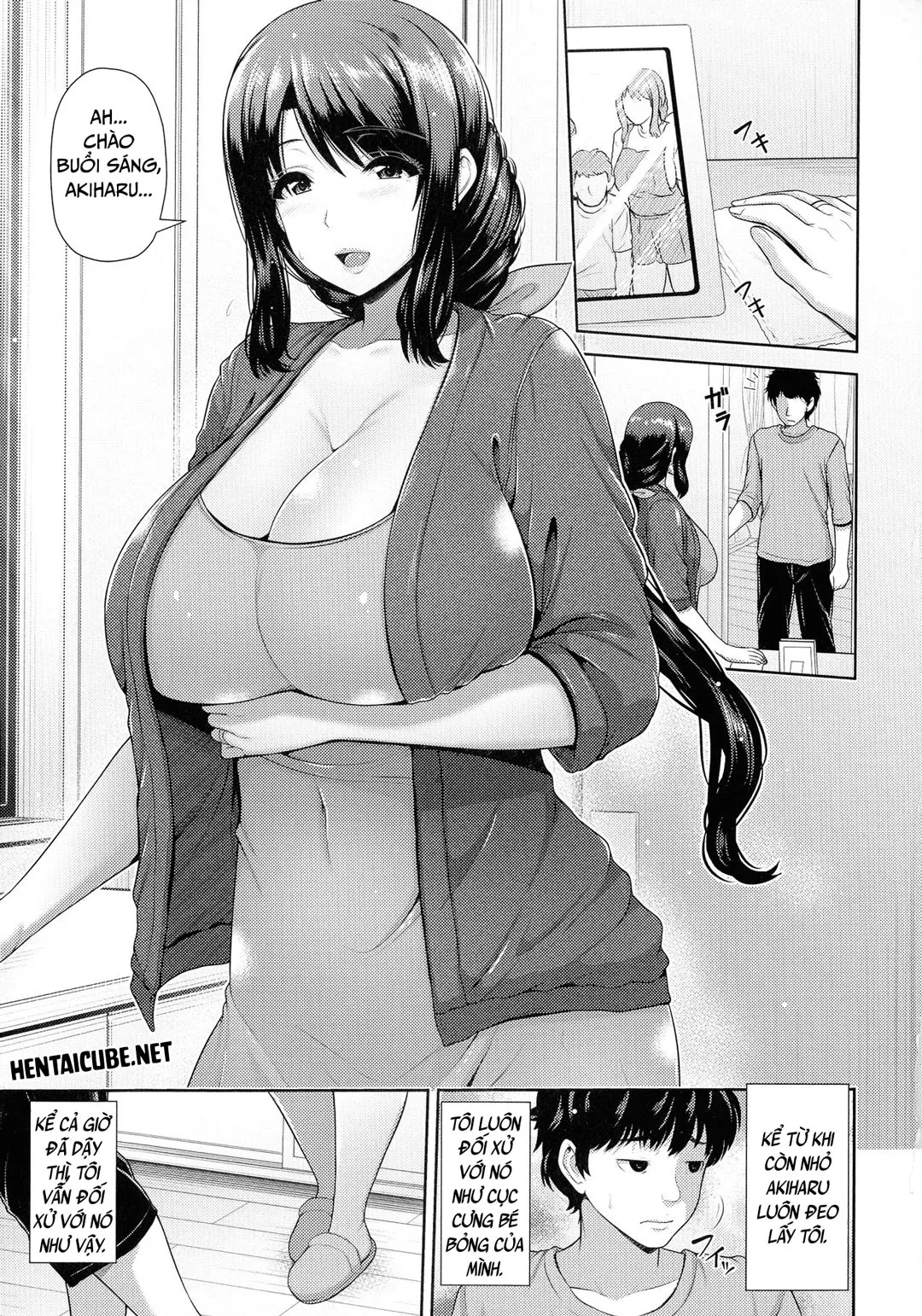 HentaiVN.net - Ảnh 6 - A Mother And Son Wet With Lust [Yokushitsu Ni Nureru Boshiai] - Oneshot