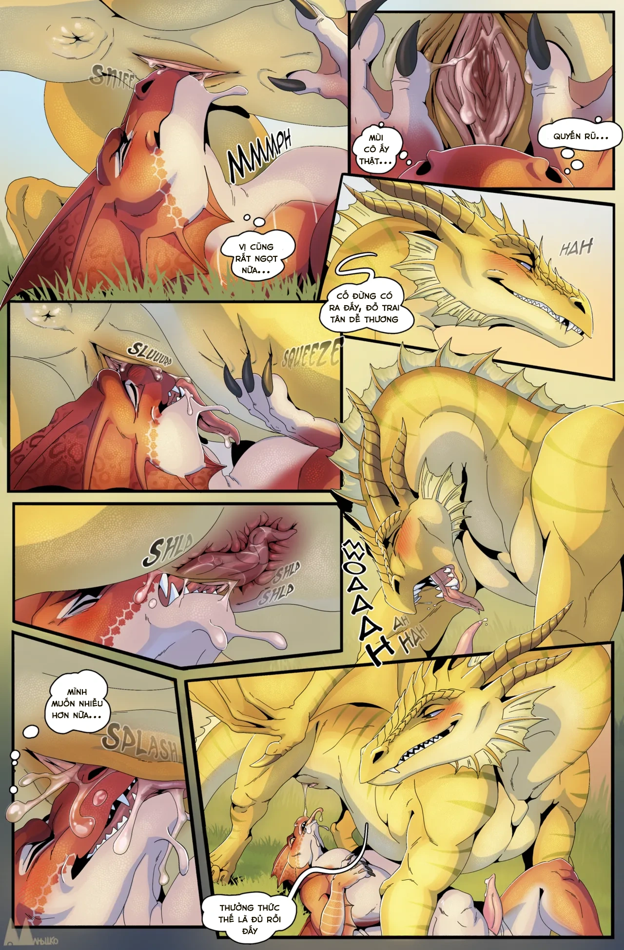HentaiVN.net - Ảnh 5 - cuộc gặp nơi đồng cỏ ấm áp - oneshot