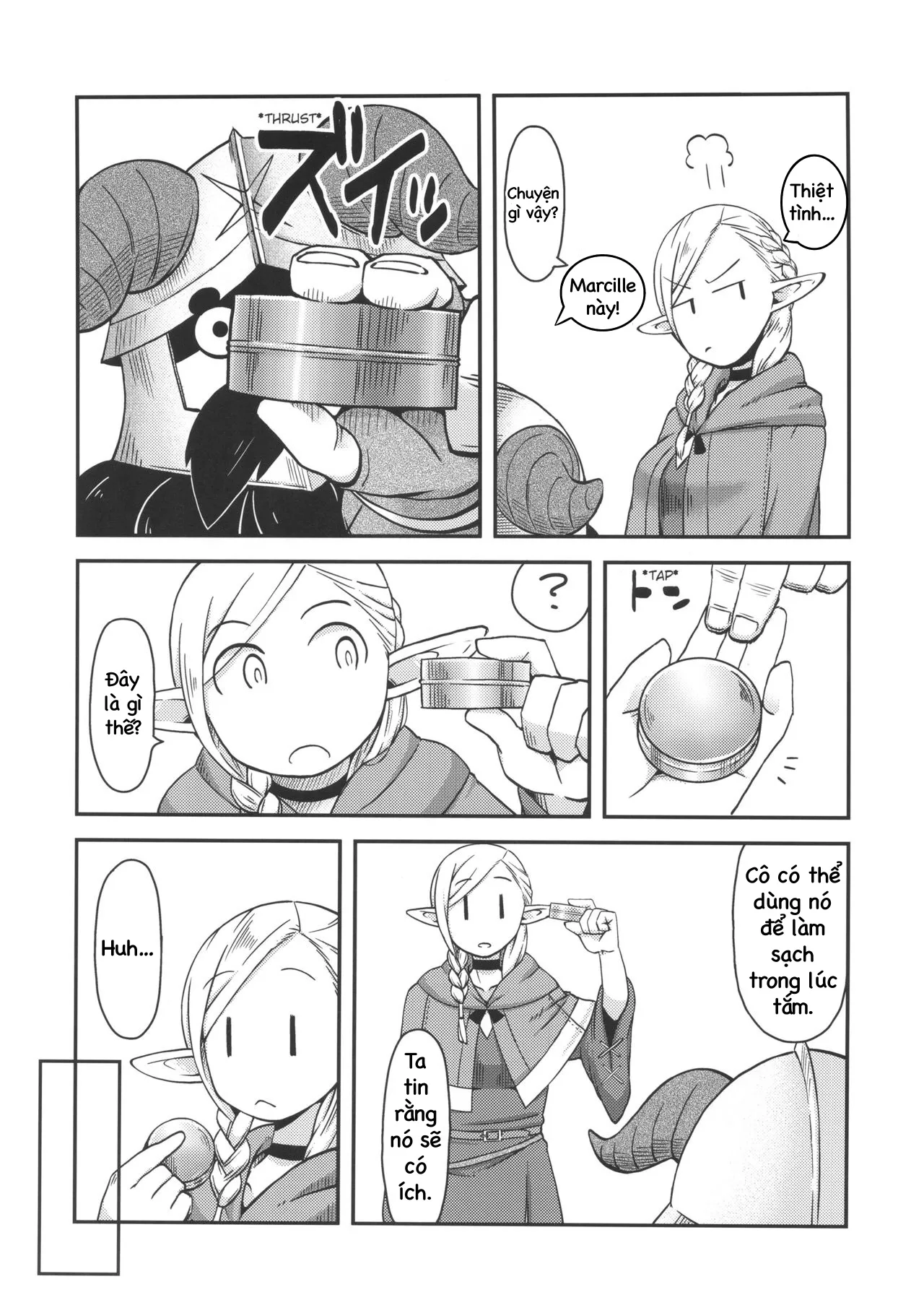 HentaiVN.net - Ảnh 8 - Dungeon Cooking (Dungeon Meshi) [Marcille no Slime Zoe ; Tắm cùng slime; Dungeon Cooking ~Marcille No Slime Zoe~] - Oneshot