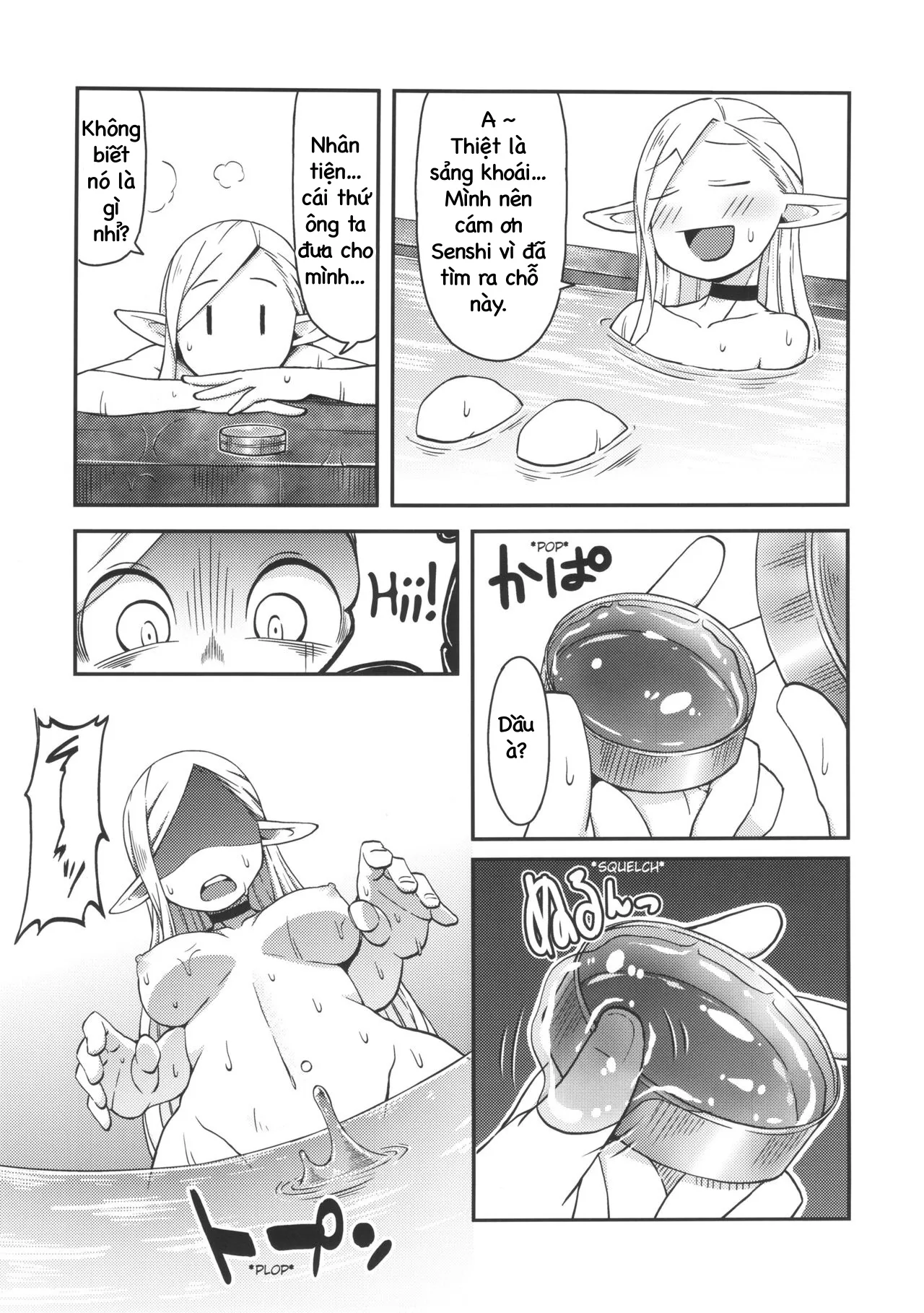 HentaiVN.net - Ảnh 9 - Dungeon Cooking (Dungeon Meshi) [Marcille no Slime Zoe ; Tắm cùng slime; Dungeon Cooking ~Marcille No Slime Zoe~] - Oneshot