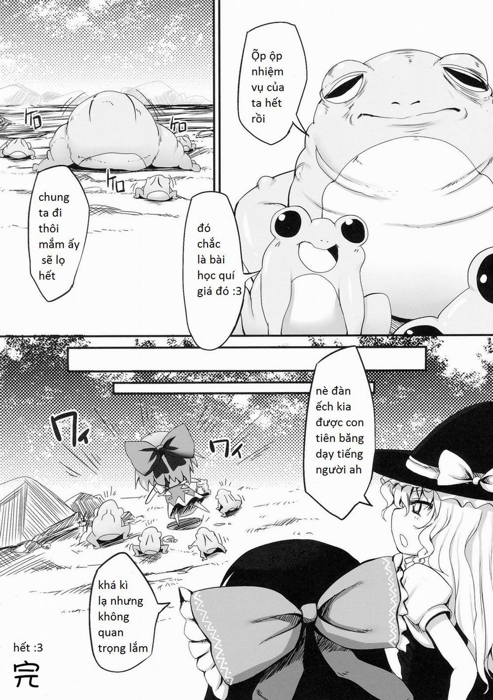 HentaiVN.net - Ảnh 25 - Chiruno Dai Pinchi! ~ Kaeru No Fukushuu Hen (Touhou Project) [Đến lúc rồi ếch ra sẽ đi chịch con mắm băng đó !!] - Oneshot