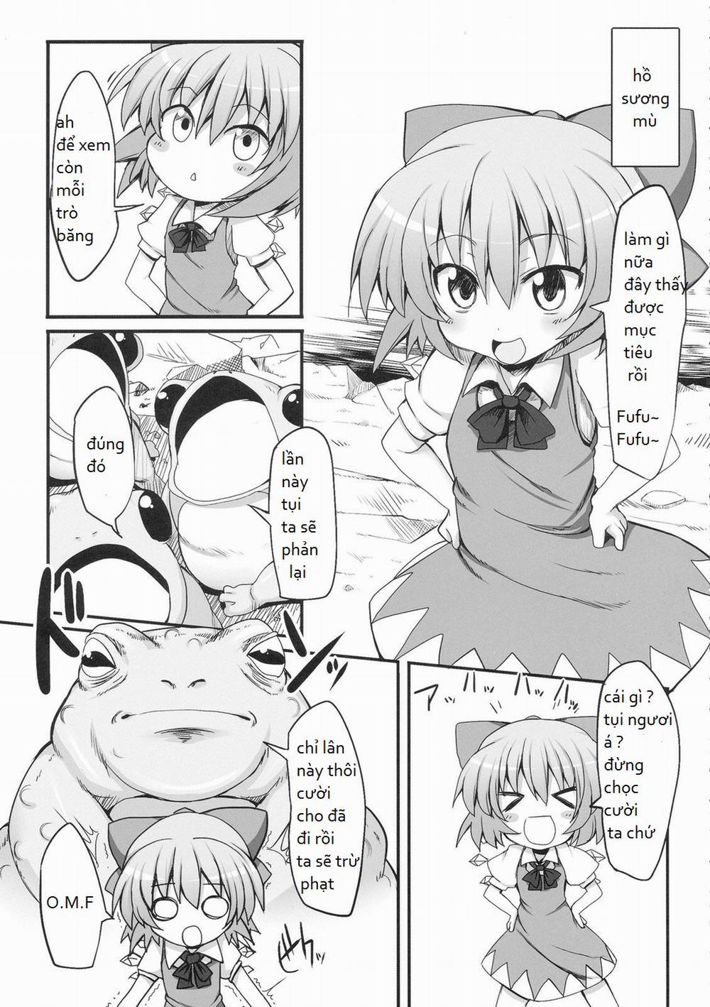 HentaiVN.net - Ảnh 4 - Chiruno Dai Pinchi! ~ Kaeru No Fukushuu Hen (Touhou Project) [Đến lúc rồi ếch ra sẽ đi chịch con mắm băng đó !!] - Oneshot