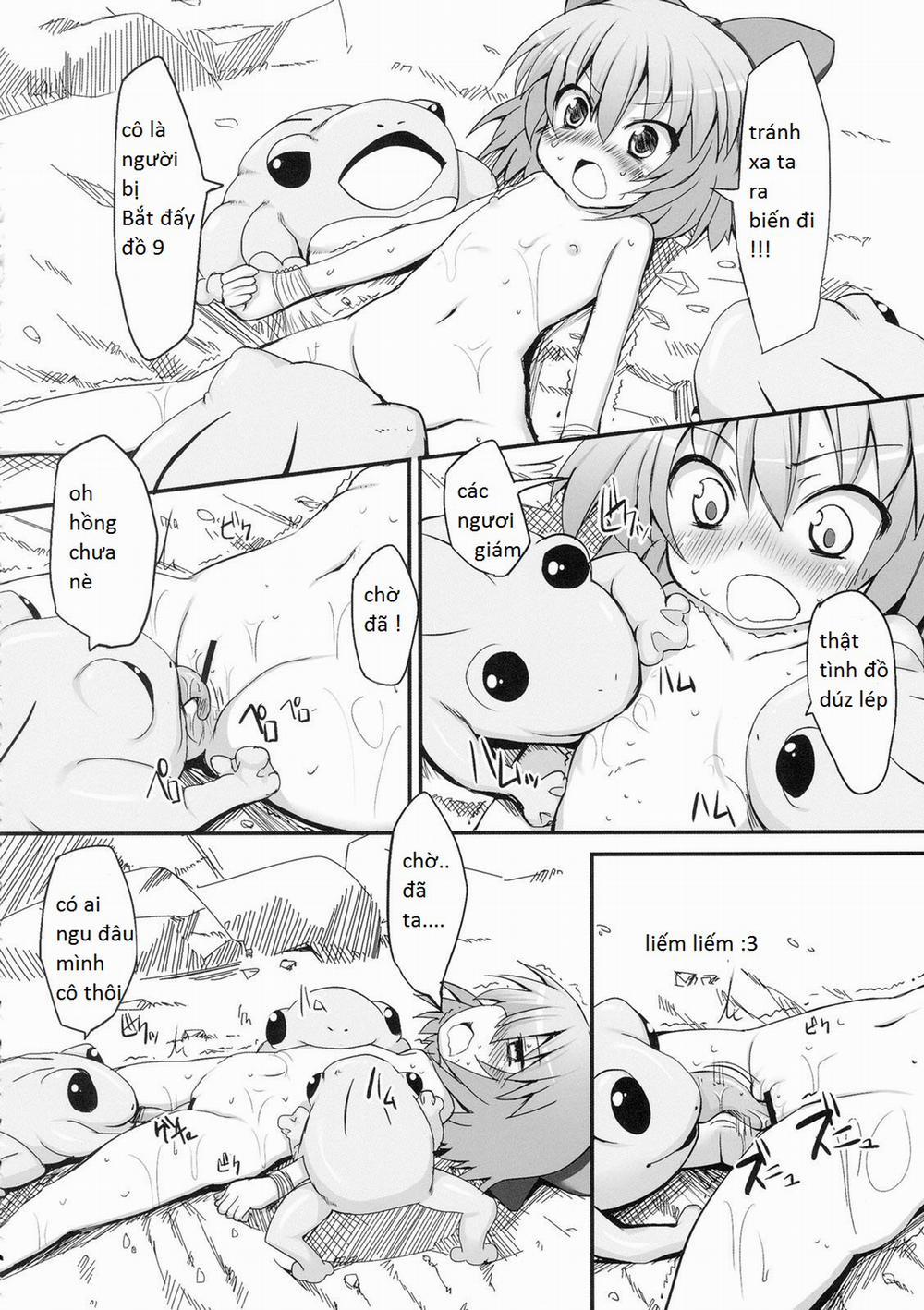HentaiVN.net - Ảnh 9 - Chiruno Dai Pinchi! ~ Kaeru No Fukushuu Hen (Touhou Project) [Đến lúc rồi ếch ra sẽ đi chịch con mắm băng đó !!] - Oneshot