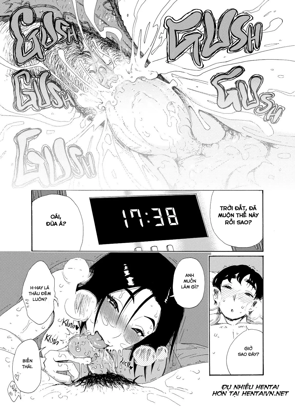 HentaiVN.net - Ảnh 17 - Dùng Con Cá Chà Bặc và Địt Xoa Dịu cô vợ trẻ - Chap 1