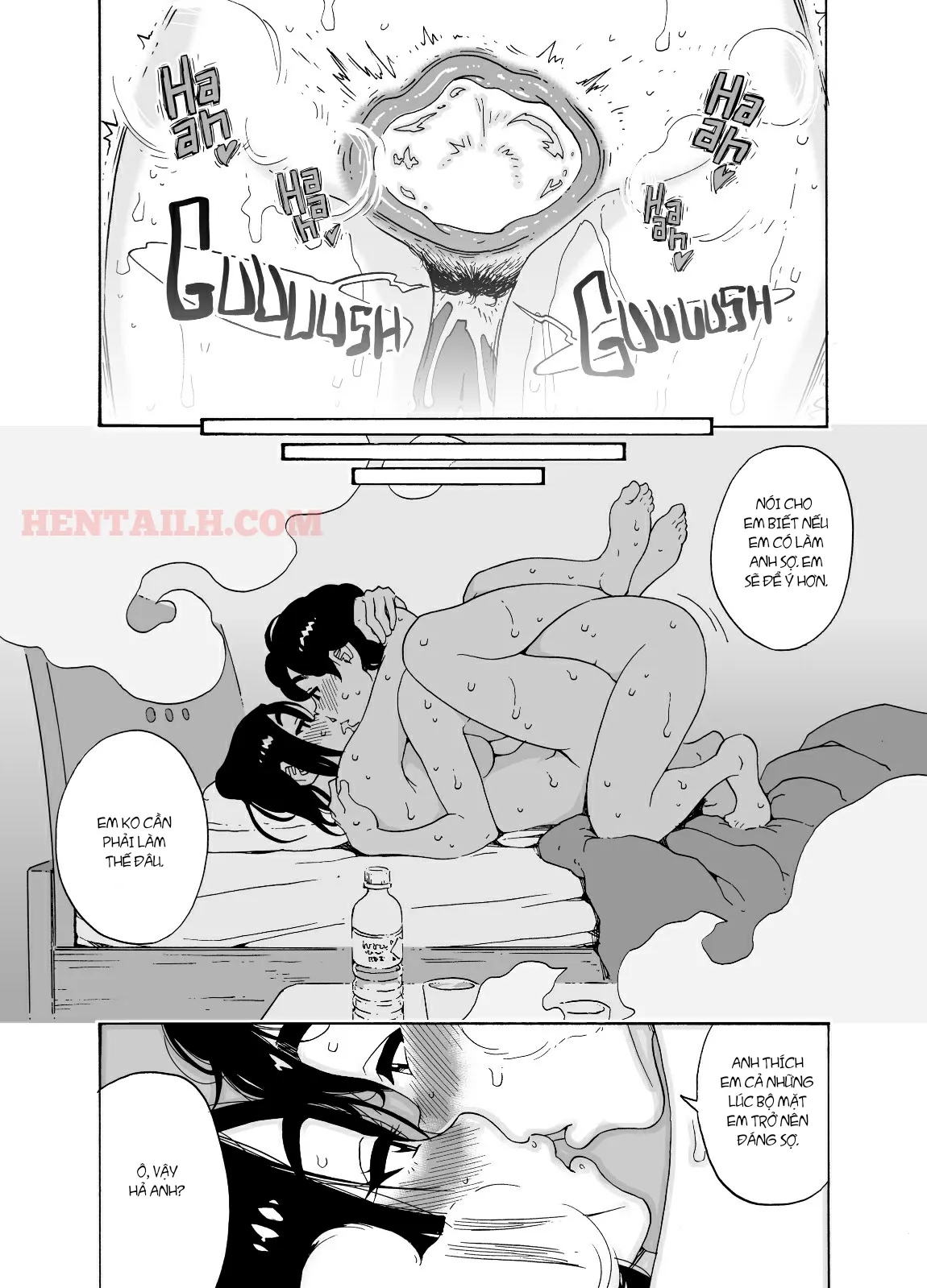 HentaiVN.net - Ảnh 19 - Dùng Con Cá Chà Bặc và Địt Xoa Dịu cô vợ trẻ - Chap 2 - Sex in a One Bedroom Flat
