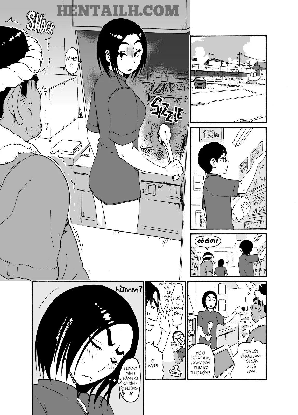 HentaiVN.net - Ảnh 5 - Dùng Con Cá Chà Bặc và Địt Xoa Dịu cô vợ trẻ - Chap 2 - Sex in a One Bedroom Flat
