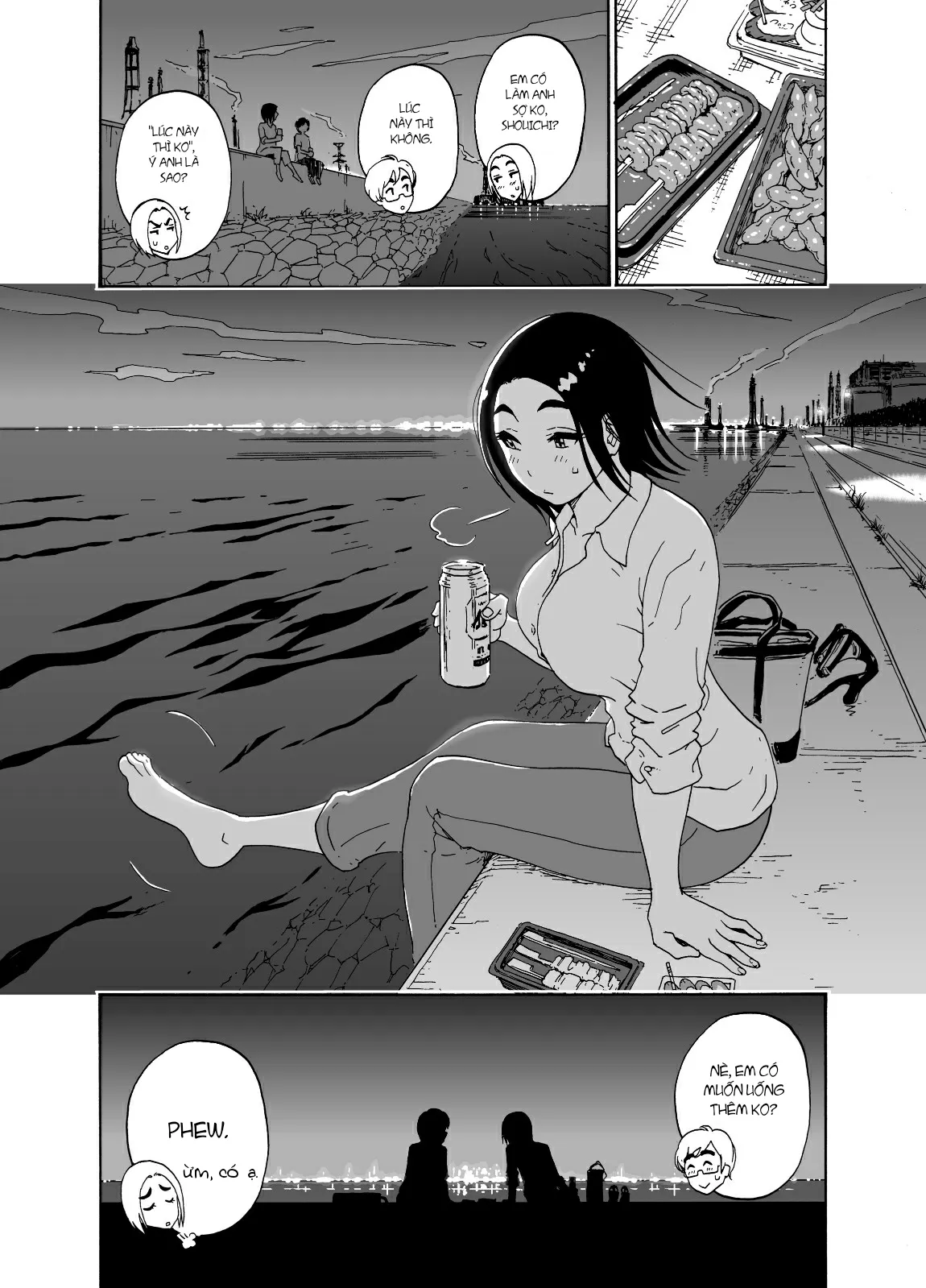 HentaiVN.net - Ảnh 6 - Dùng Con Cá Chà Bặc và Địt Xoa Dịu cô vợ trẻ - Chap 2 - Sex in a One Bedroom Flat