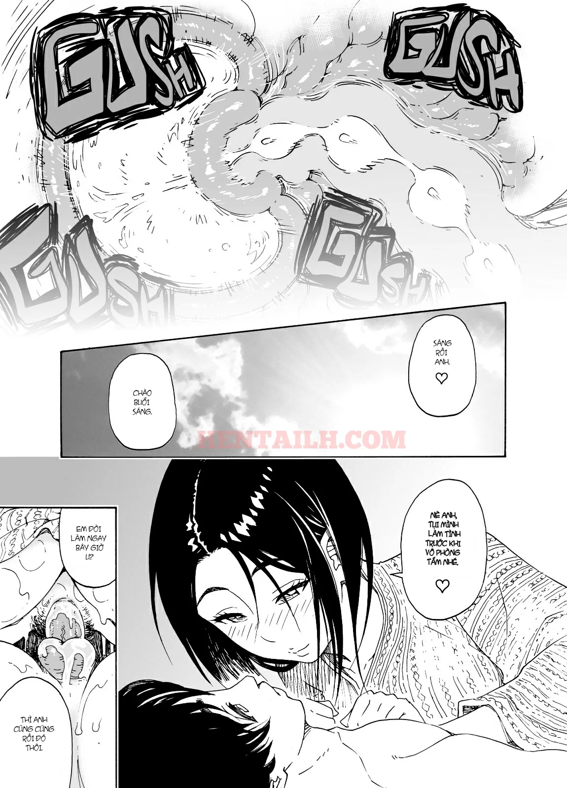 HentaiVN.net - Ảnh 19 - Dùng Con Cá Chà Bặc và Địt Xoa Dịu cô vợ trẻ - Chap 3 - Night at the Hot Springs