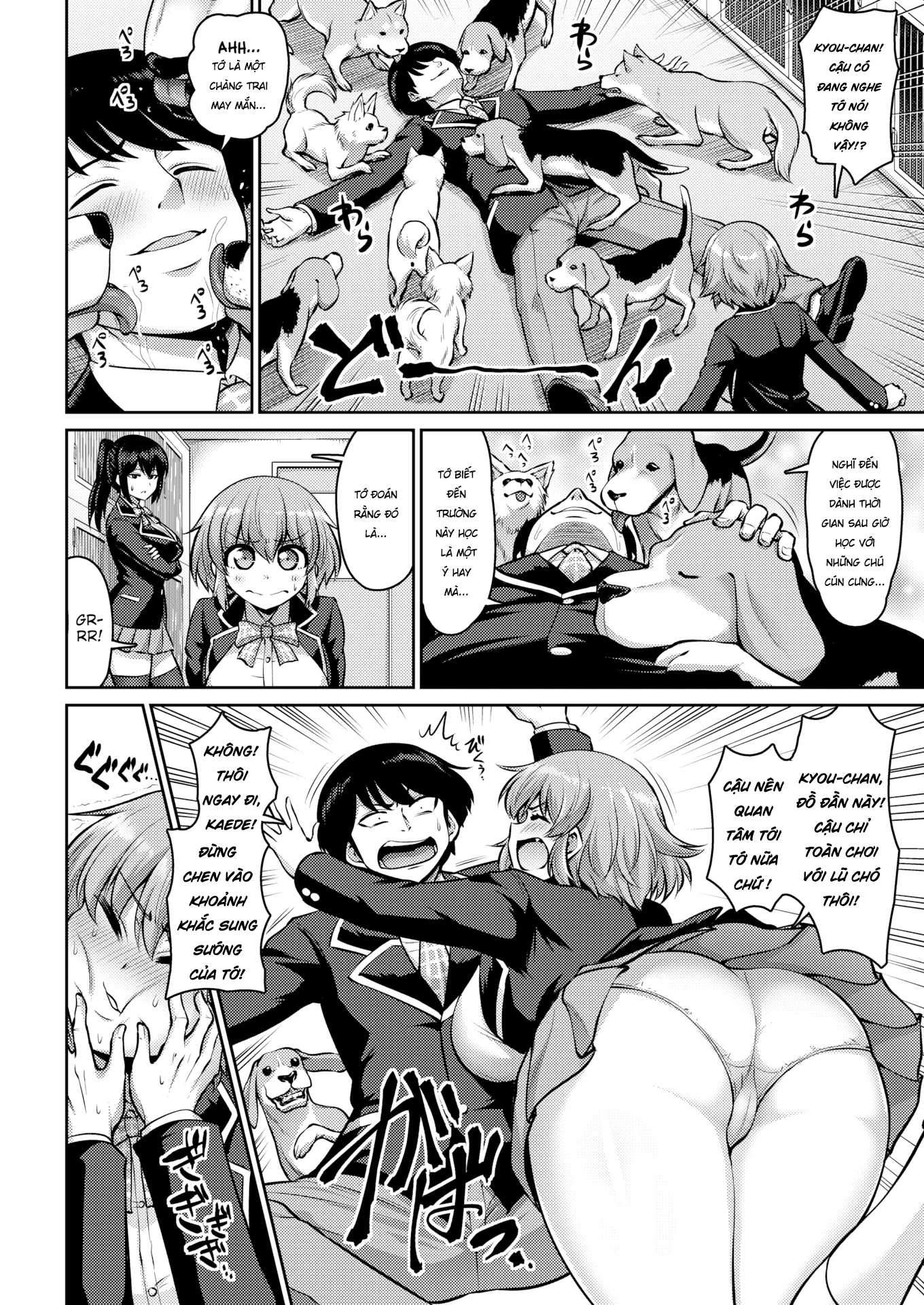 HentaiVN.net - Ảnh 3 - Doggy 2 em gái xinh tươi - Chap 1