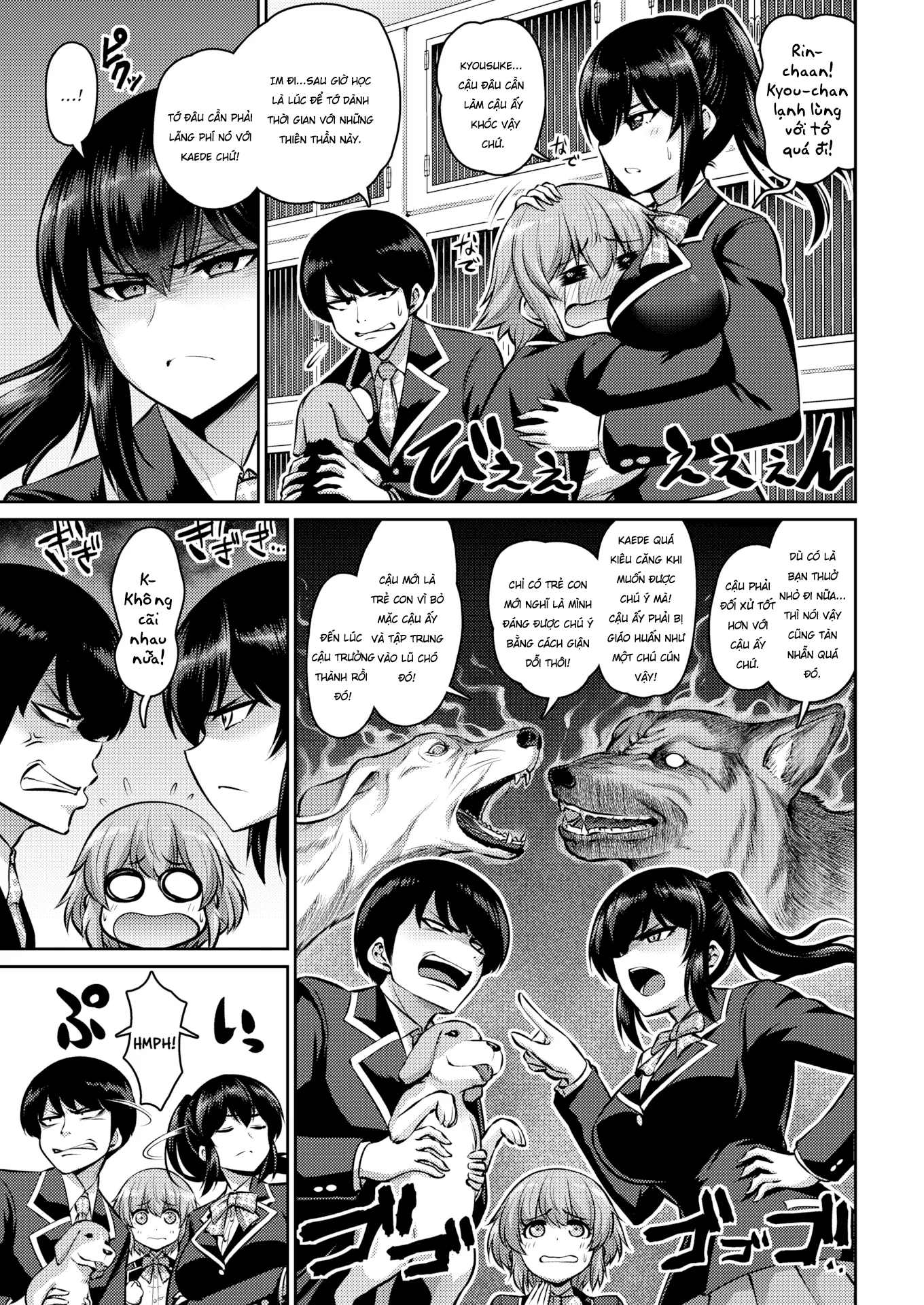 HentaiVN.net - Ảnh 4 - Doggy 2 em gái xinh tươi - Chap 1