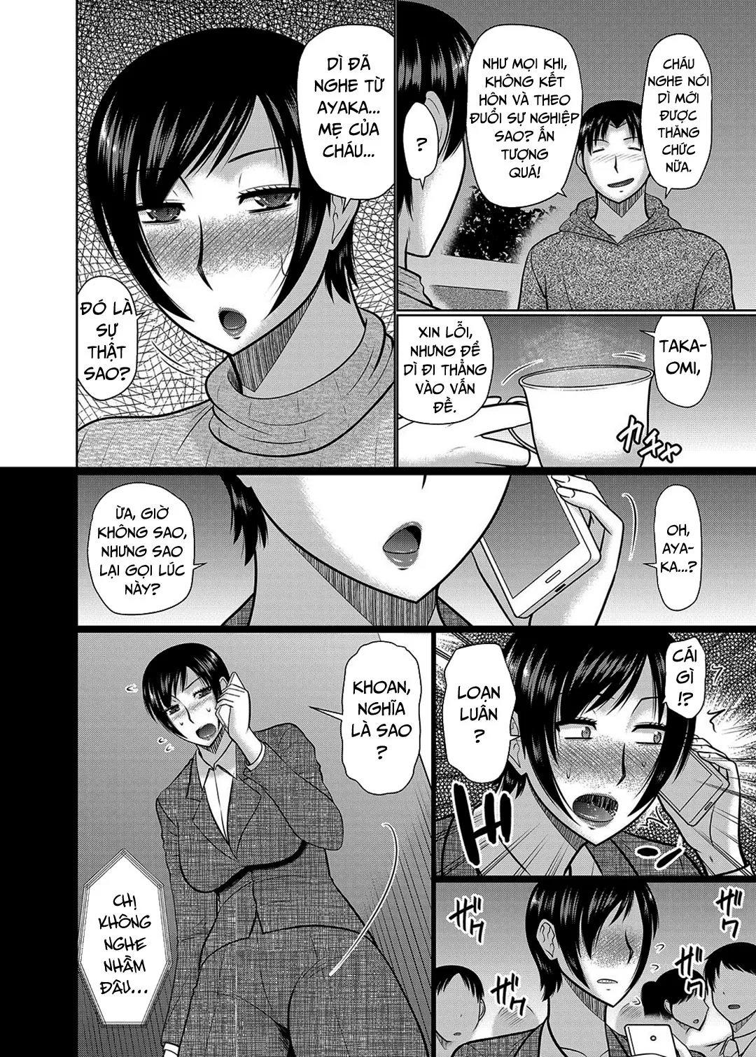 HentaiVN.net - Ảnh 3 - Oba to Haha ga Ochiru Made [Until Aunt and Mother Are Mine] - Chap 1