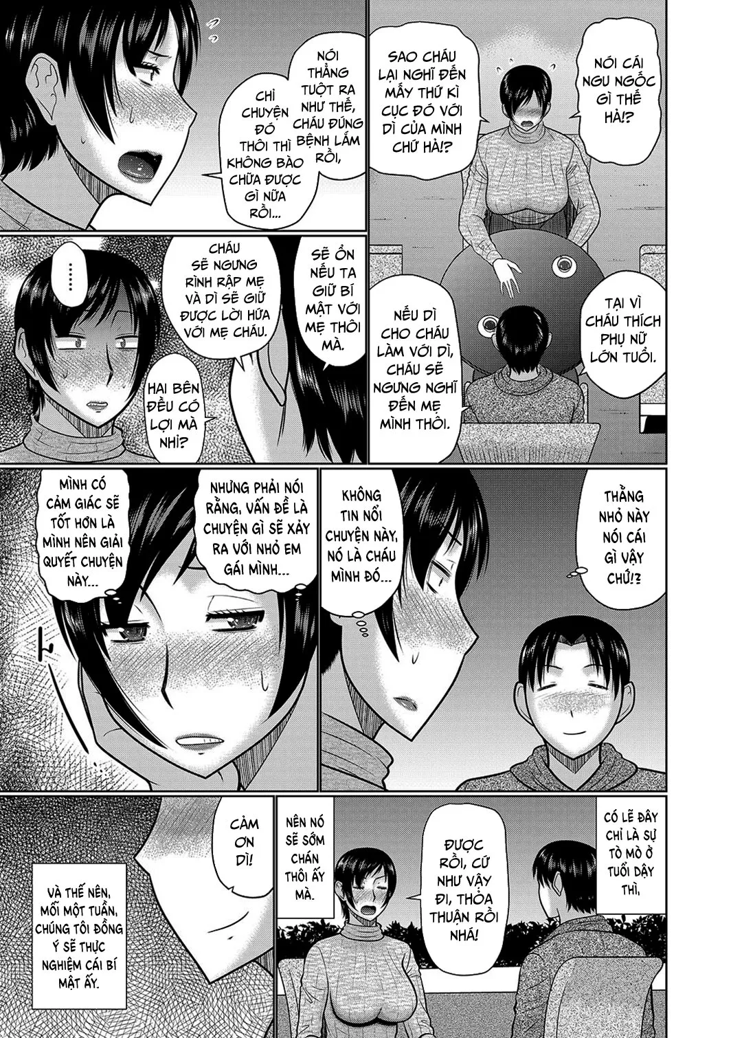 HentaiVN.net - Ảnh 6 - Oba to Haha ga Ochiru Made [Until Aunt and Mother Are Mine] - Chap 1