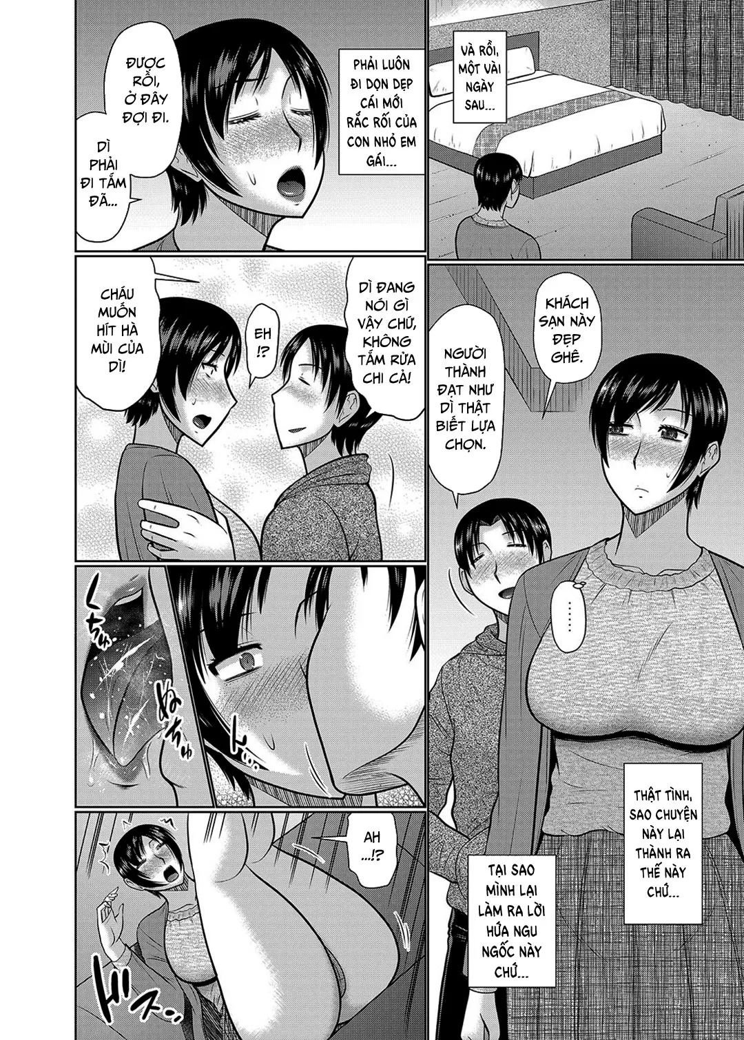 HentaiVN.net - Ảnh 7 - Oba to Haha ga Ochiru Made [Until Aunt and Mother Are Mine] - Chap 1