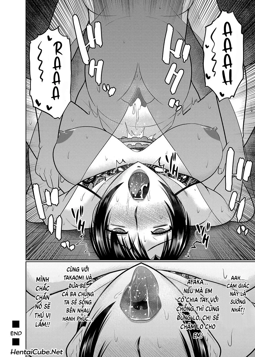 HentaiVN.net - Ảnh 25 - Oba to Haha ga Ochiru Made [Until Aunt and Mother Are Mine] - Chap 4 - END