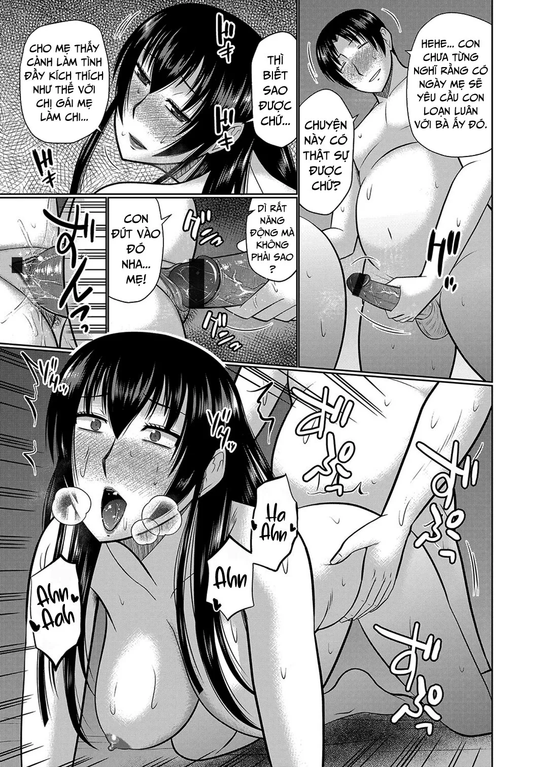 HentaiVN.net - Ảnh 8 - Oba to Haha ga Ochiru Made [Until Aunt and Mother Are Mine] - Chap 4 - END