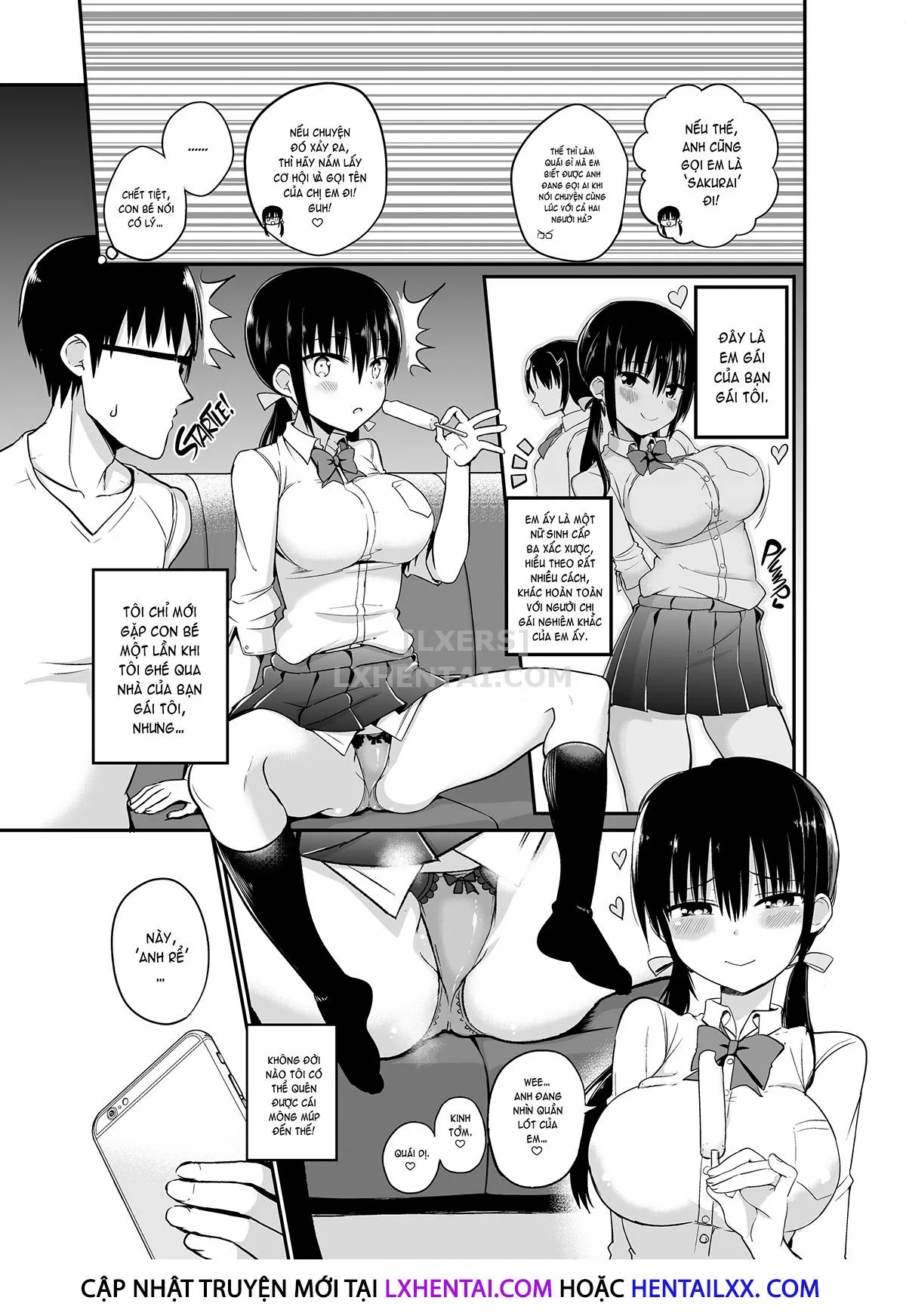HentaiVN.net - Ảnh 5 - Sakurai:02 - My Girlfriend's Little Sister is a Hot Devil - Oneshot