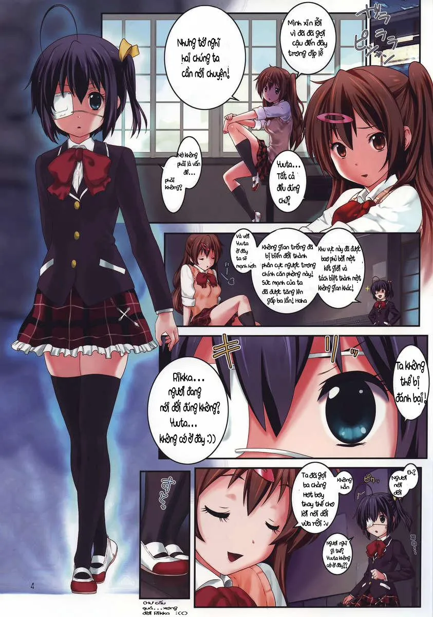 HentaiVN.net - Ảnh 4 - Chuunibyou Demo Make Wa Shinai! (Chuunibyou Demo Koi Ga Shitai) - Oneshot [Full Color]