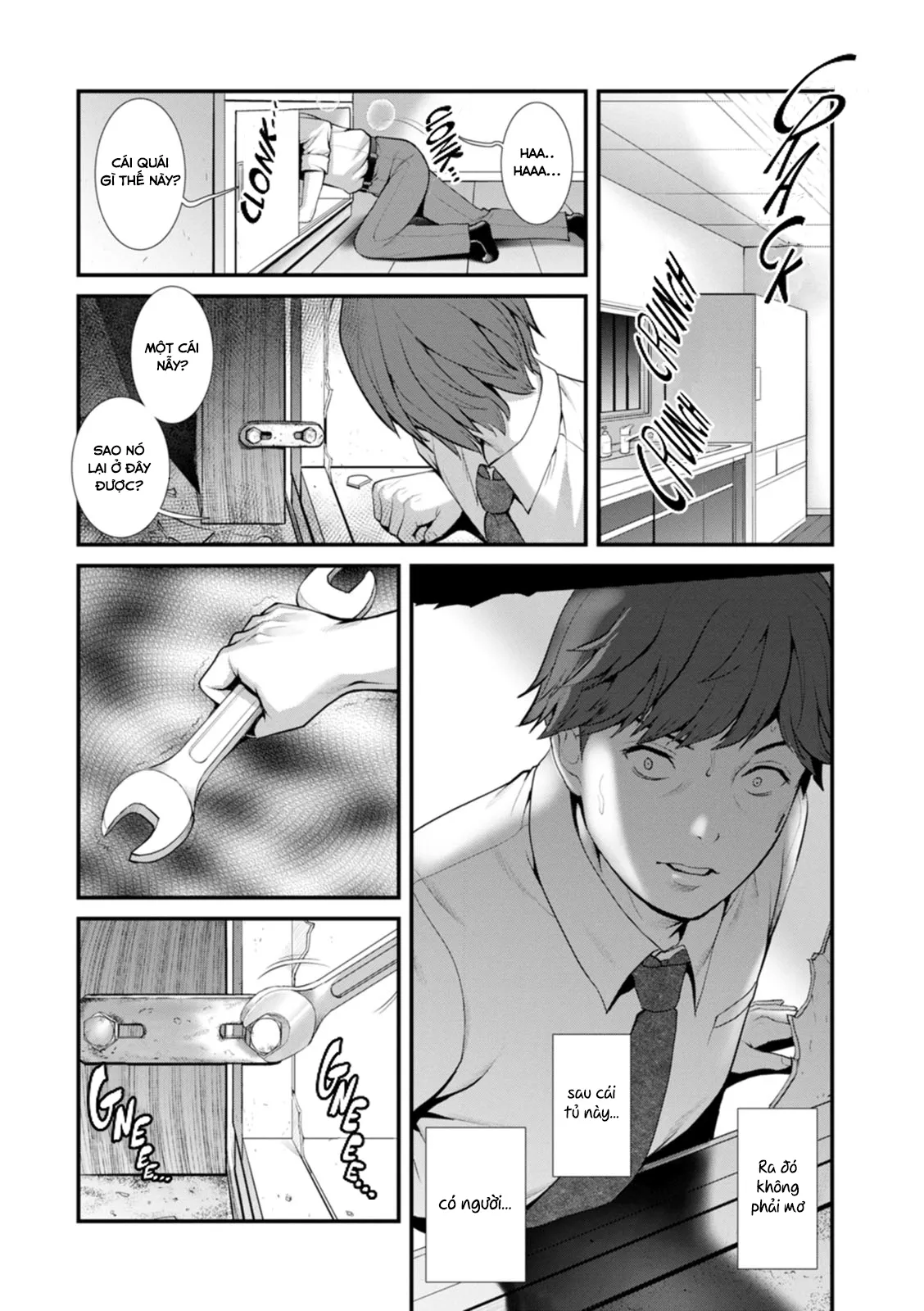 HentaiVN.net - Ảnh 19 - Tuần trăng mật dưới 30m đất [Chika 30m no Mitsugetsu o; Honeymoon At 30 Meters Underground] - Chap 2