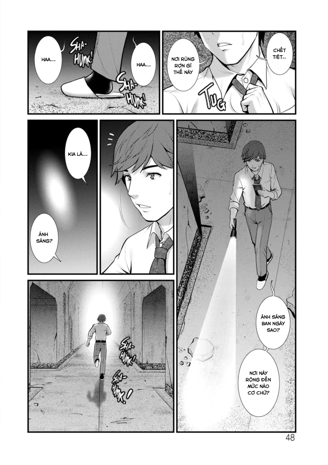 HentaiVN.net - Ảnh 7 - Tuần trăng mật dưới 30m đất [Chika 30m no Mitsugetsu o; Honeymoon At 30 Meters Underground] - Chap 3