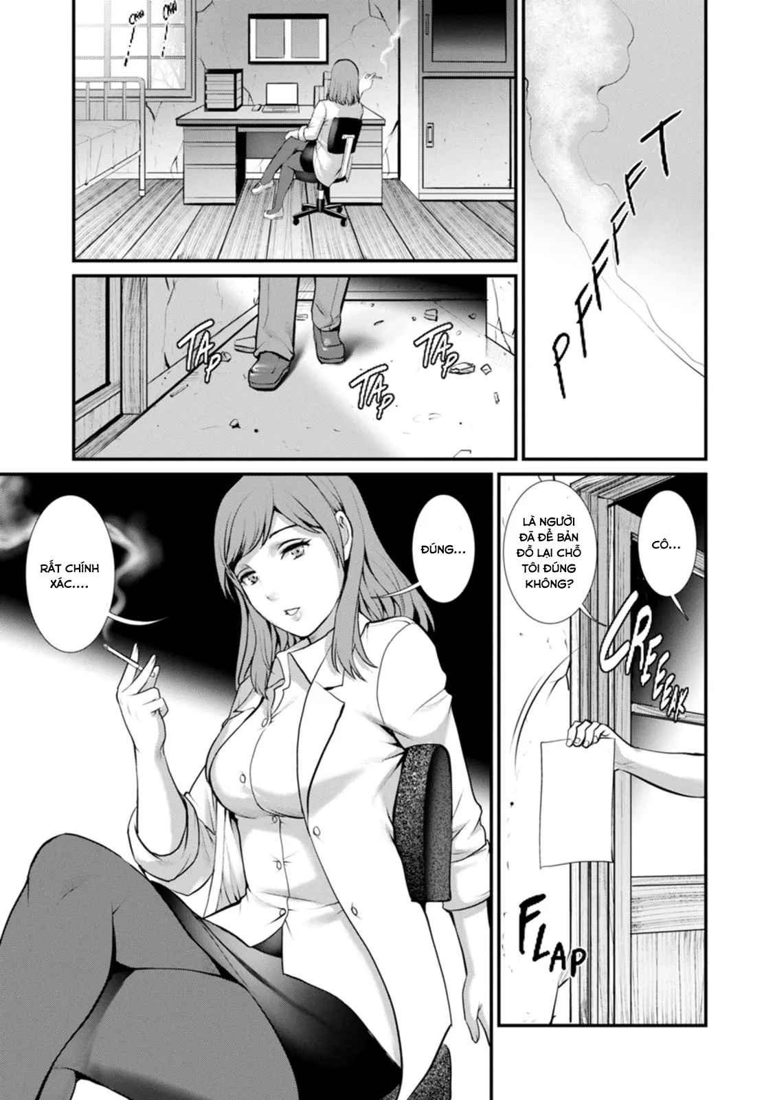 HentaiVN.net - Ảnh 10 - Tuần trăng mật dưới 30m đất [Chika 30m no Mitsugetsu o; Honeymoon At 30 Meters Underground] - Chap 4