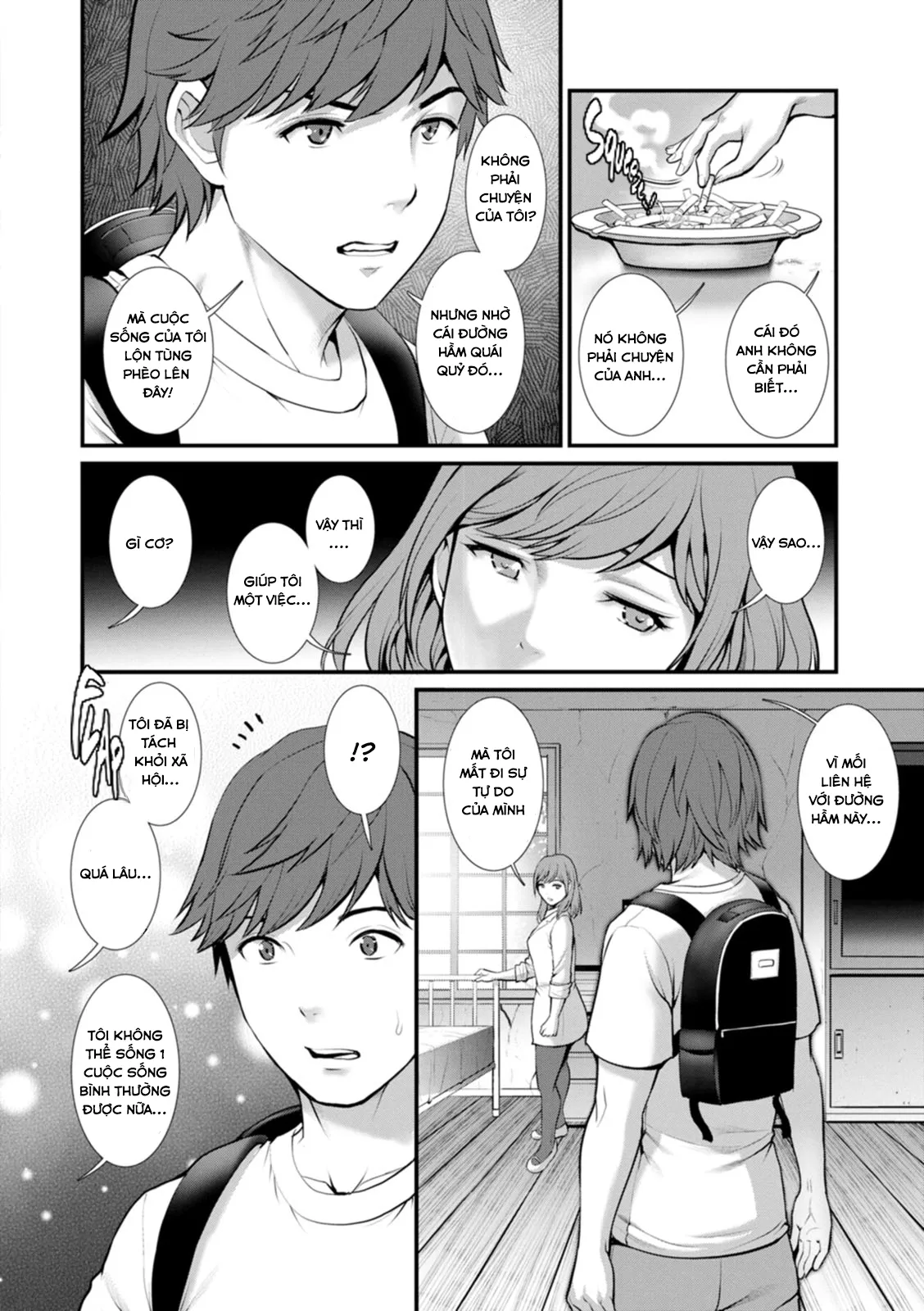 HentaiVN.net - Ảnh 13 - Tuần trăng mật dưới 30m đất [Chika 30m no Mitsugetsu o; Honeymoon At 30 Meters Underground] - Chap 4
